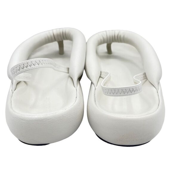 Isabel Marant Orene Leather Flatform Sandals White Size 10 - Picture 8 of 15
